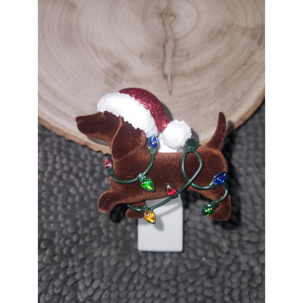 Bath & Body Works CHRISTMAS DACHSHUND Dog Wallflower Fragrance Plug In Diffuser